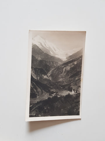 AK Heiligenblut mit Großglockner von der Fleiß.