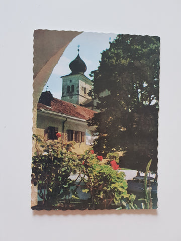 AK Millstatt. Kreuzgang, Romanische Stiftskirche.