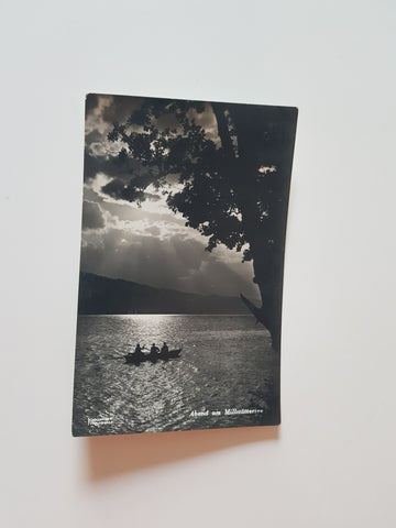 AK Abend am Millstättersee. (1935)