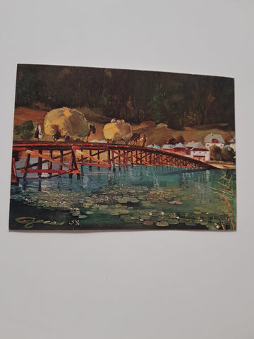 AK Techendorf am Weißensee. Alte Seebrücke 11. Jahrhundert bis 1967.