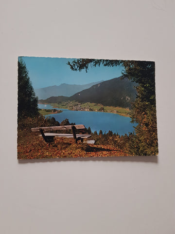 AK Blick auf den Weißensee und Techendorf.