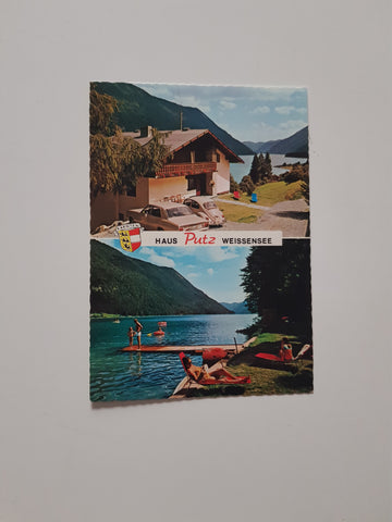 AK Weißensee. Pension Putz Herbert Zöhrer. Naggl 19.