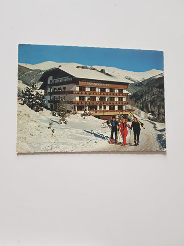 AK Bad Kleinkirchheim. Alpenhotel Gasthof Schneeweiss St. Oswald.