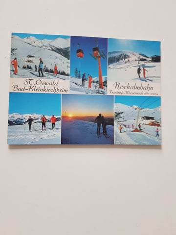 AK St. Oswald. Bad Kleinkirchheim. Nockalmbahn. Priedröf Wiesernock.