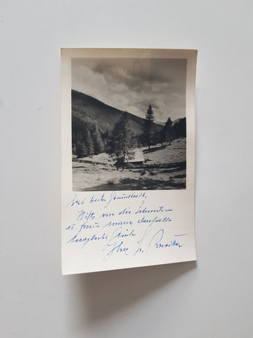 AK St. Oswald bei Kleinkirchheim. (Hüttenstempel Falkerthaus)