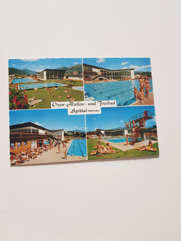 AK Spittal an der Drau. Ozon-Hallen- und Freibad.