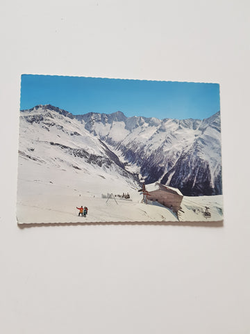 AK Mallnitz. Bergstation der Ankogelbahn gegen Hochalmspitze.