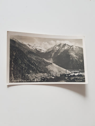 AK Blick aus Dösental mit Säuleck.
