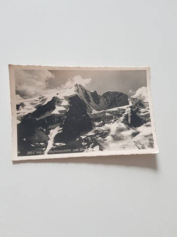 AK Blick von der Hofmannshütte zum Großglockner.