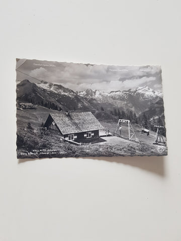 AK Mallnitz. Berg u. Skilift Häusler-Alm.