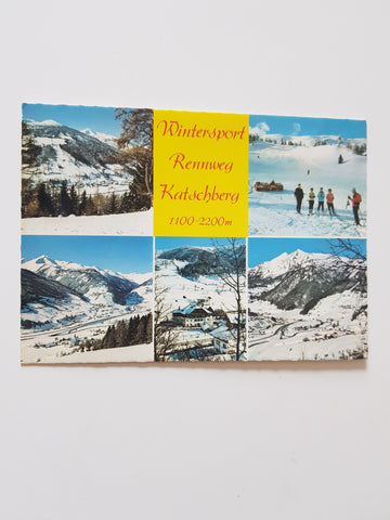 AK Wintersport Rennweg Katschberg.