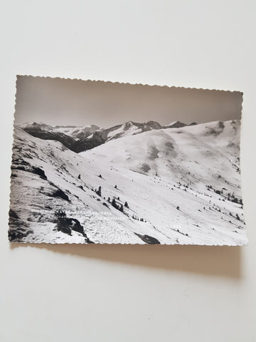 AK Skiparadies Katschberghöhe. Blick von Tschaneck gegen Wolfsbach.