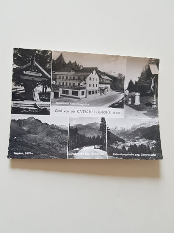 AK Gruß von der Katschberghöhe. (1962)