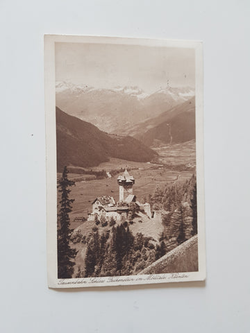 AK Tauernbahn Schloss Falkenstein im Mölltale. (1926)