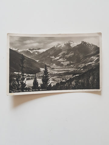 AK Tauernbahn: Blick ins Mölltal. (1928)