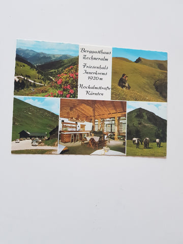 AK Berggasthaus Zechneralm. Kremsbrücke. Bes. R. u. H. Laggner. Nockalmstraße.