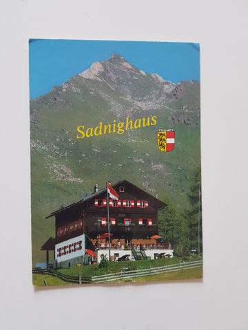 AK Sadnighaus. Asten 16. Mörtschach. Pächter: Sepp Glantschnig.