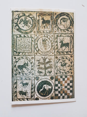 AK Frühchristliche Kirche in Teurnia/St. Peter im Holz: Mosiakfußboden.