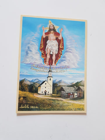 AK Rangersdorf. Wallfahrtskirche Marterle Der Herr im Elend. (nach Ölbild von Raymond Lefevre)