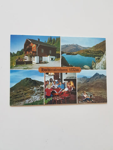 AK Berg im Drautal. Alpengasthof Hochtristenhaus Familie Oehy-Hotschnig.