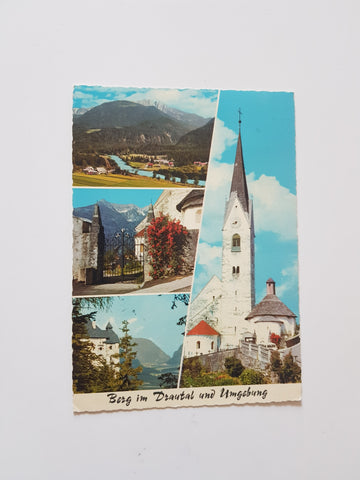 AK Berg im Drautal und Umgebung.