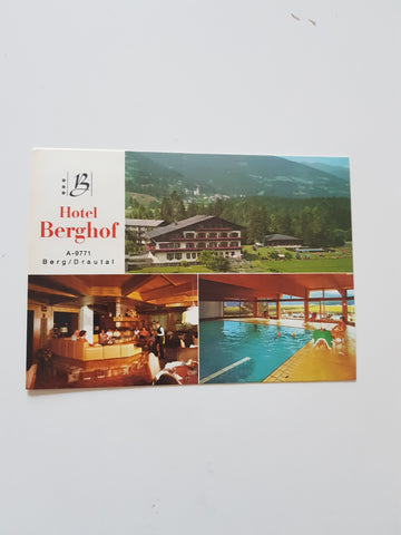 AK Berg im Drautal. Hotel Berghof. Inh. Herwig Putz.