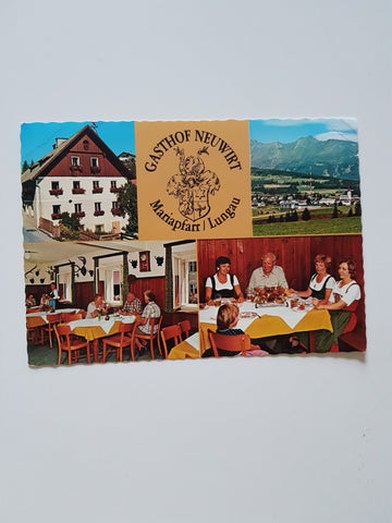 AK Mariapfarr. Gasthof Neuwirt. Familie Essl.