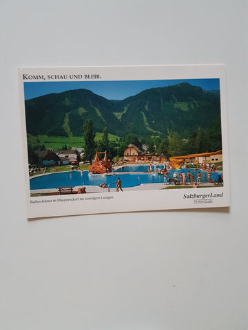 AK Badeerlebnis in Mauterndorf im sonnigen Lungau.