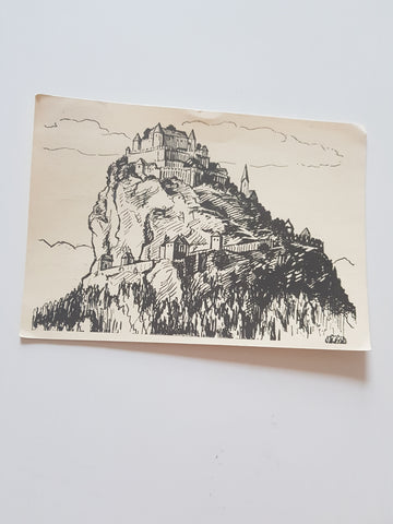 AK Burg Hochosterwitz. Franz Blittersdorff, Bad Ischl.