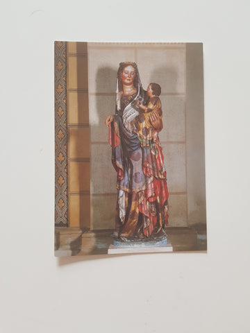 AK Friesach. Dominikanerkirche. Friesacher Madonna, Stein.