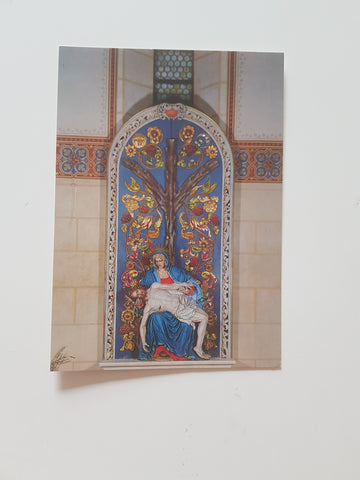 AK Friesach. Dominikanerkirche. Pieta Neufassung.