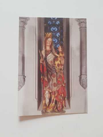AK Friesach. Dominikanerkirche. Steinmadonna.