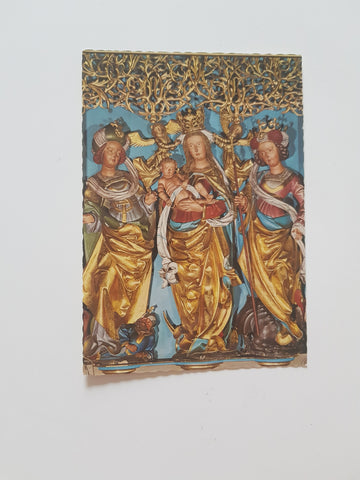 AK Friesach. Hochaltar in der Deutschordenskirche.