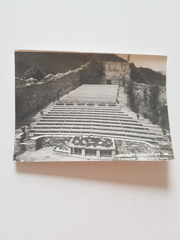 AK Friesacher Burghofspiele. Zuschauerraum Entwurf Arch. H. Sandler.