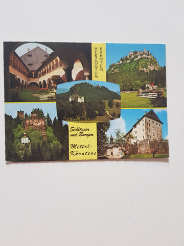 AK Schlösser und Burgen Mittel-Kärntens.