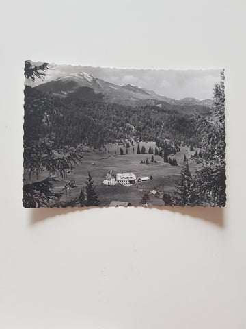 AK Flattnitz mit Wintertalernock und Eisenhut.