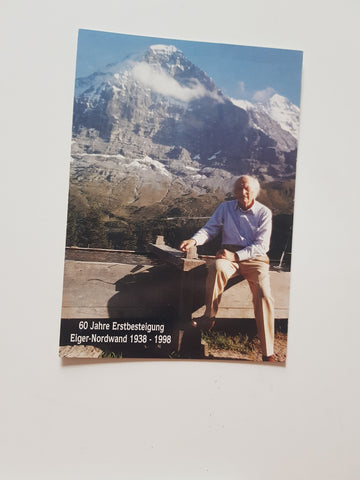 AK 60 Jahre Erstbesteigung Eiger-Nordwand 1938-1998. Heinrich-Harrer-Museum Hüttenberg.