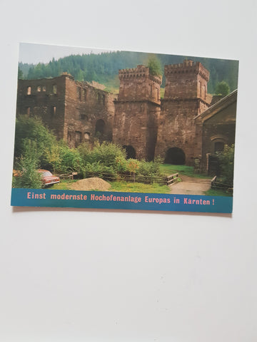 AK Hochöfen von 1857 in der Heft bei Hüttenberg.