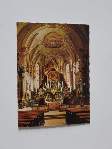 AK Wallfahrtskirche Maria Luggau. Innenansicht.