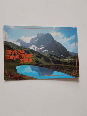 AK Blick zur Hohen Warte. Eduard-Pichl-Hütte am Wolayersee.