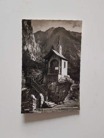 AK Hubertuskapelle im Wolayertal. Plöckengebiet. (1959)