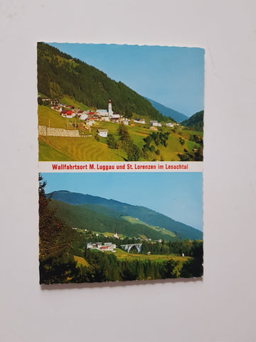 AK Maria Luggau und St. Lorenzen im Lesachtal.