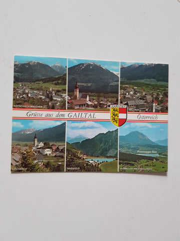 AK Grüsse aus dem Gailtal.