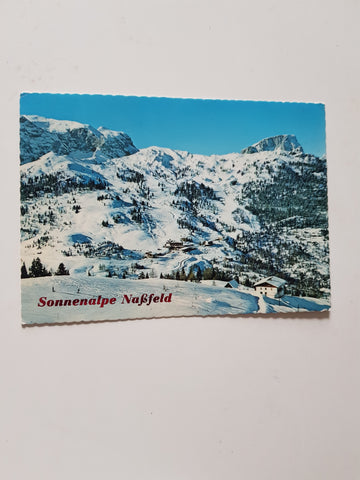 AK Sonnenalpe Naßfeld mit Roß- und Trogkofel.