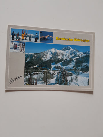 AK Karnische Skiregion. Blick auf die Sonnenalpe Naßfeld.