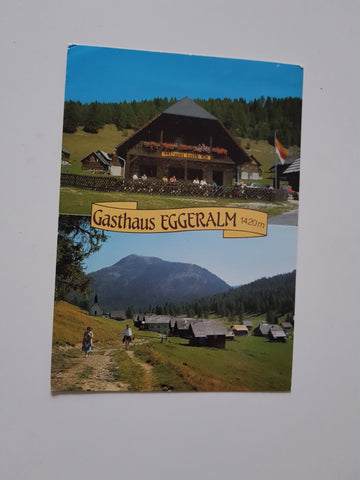 AK Gasthaus Eggeralm bei Hermagor.