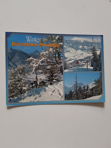 AK Winter in Kötschach-Mauthen.