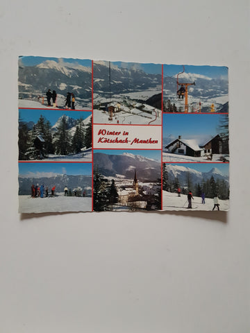 AK Winter in Kötschach-Mauthen.