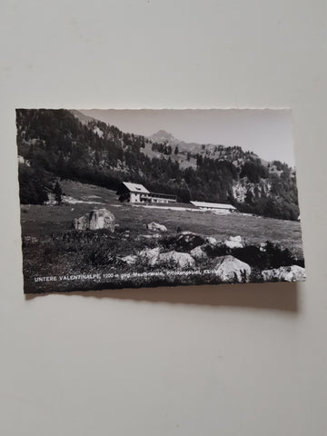 AK Untere Valentinalpe gegen Mauthneralm. (1967)