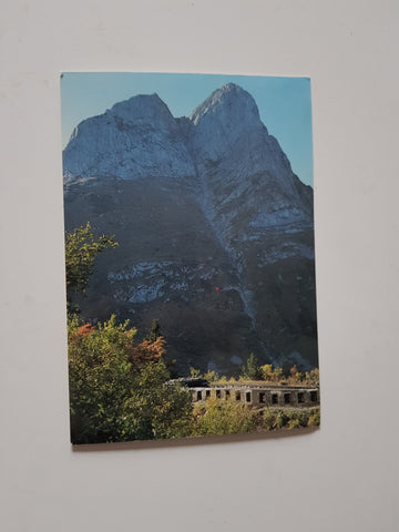 AK Freilichtmuseum 1915/18. Plöckenpass. Gipfelstellung mit Cellon.